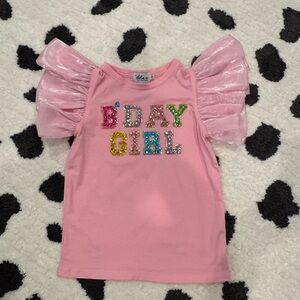 Lola + The Boys Pink Graphic Top